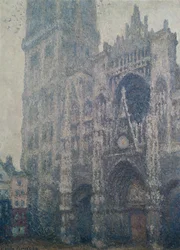 Cathédrale de Rouen, Portail Ouest, Temps Gris, 1894